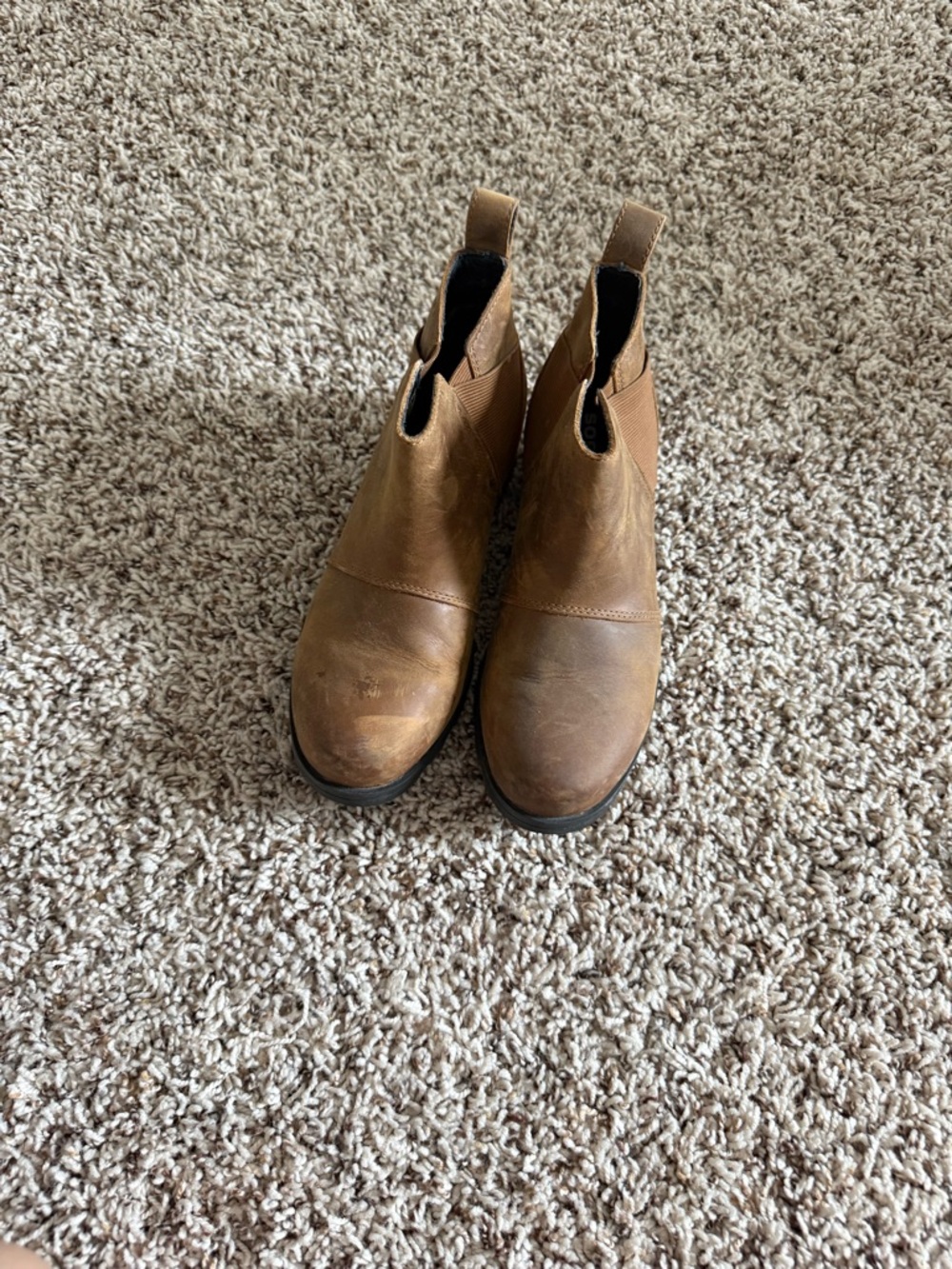 Sorel Women's Tan Leather Chukka Boots